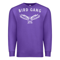 Purple bird gang eagle   philadelphia football fans Premium Sweatshirt - artisFamous