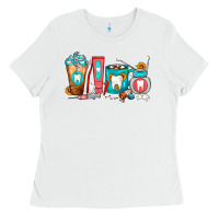 White Dentist Coffee Cups Ladies Tee - FaDigitalArtStudio