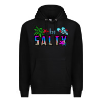 Black be salty Premium Hoodie - CowhideDigitalArt
