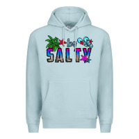 Blue Mist be salty Premium Hoodie - CowhideDigitalArt