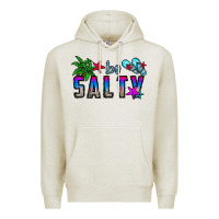 Oatmeal Heather be salty Premium Hoodie - CowhideDigitalArt