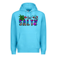 Ocean Blue be salty Premium Hoodie - CowhideDigitalArt