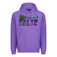 Purple be salty Premium Hoodie - CowhideDigitalArt