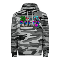 Slate Camo be salty Premium Hoodie - CowhideDigitalArt