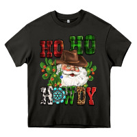 Asphalt ho ho howdy santa Heavy Core Tee - CowGirlArtShop