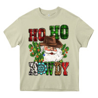 Mossy ho ho howdy santa Heavy Core Tee - CowGirlArtShop