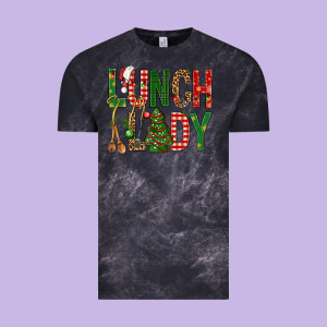 Lunch Lady Christmas Vintage Tee Designed By Bundleandbundleshop
