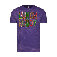 Cloud Purple Lunch Lady Christmas Vintage Tee - BundleAndBundleShop