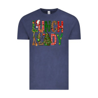 Vintage Denim Lunch Lady Christmas Vintage Tee - BundleAndBundleShop