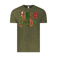 Vintage Olive Lunch Lady Christmas Vintage Tee - BundleAndBundleShop