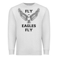 Oatmeal Heather fly eagles fly philadelphia Premium Sweatshirt - artisFamous