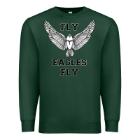 Sports Green fly eagles fly philadelphia Premium Sweatshirt - artisFamous