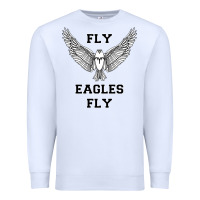White fly eagles fly philadelphia Premium Sweatshirt - artisFamous
