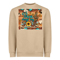 Then Sings My Soul Treble Clef Heavyweight Sweatshirt | Teevron