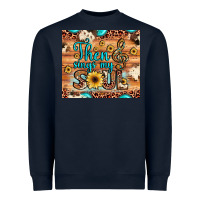 Navy then sings my soul treble clef Heavyweight Sweatshirt - JahusDesignShop
