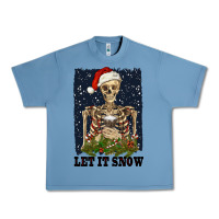 Pebble Blue let it snow Urban Heavy Tee - RanaPortraitStore