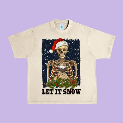 Let It Snow Urban Heavy Tee Designed By Ranaportraitstore