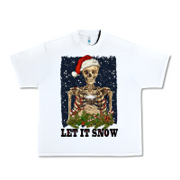 White let it snow Urban Heavy Tee - RanaPortraitStore