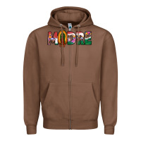 Chestnut mexican flag our lady of guadalupe madre Zipper Hoodie - JahusDesignShop