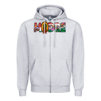 Heather Grey mexican flag our lady of guadalupe madre Zipper Hoodie - JahusDesignShop
