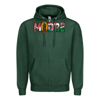 Sports Green mexican flag our lady of guadalupe madre Zipper Hoodie - JahusDesignShop