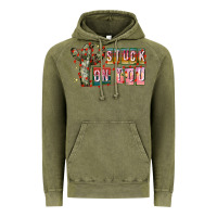 Vintage Olive Stuck on You Vintage Hoodie - CowhideDigitalArt