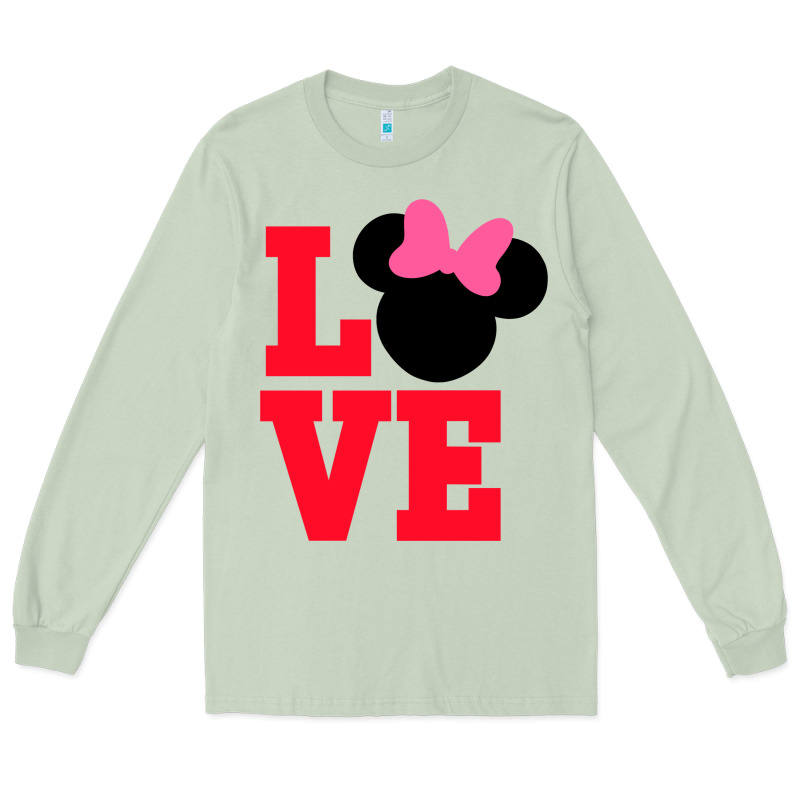 Minnie Mouse Long Sleeve Tee by CowhideDigitalArt | Teevron
