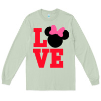 Matcha Minnie Mouse Long Sleeve Tee - CowhideDigitalArt