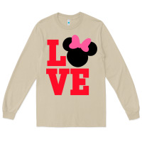 Mushroom Minnie Mouse Long Sleeve Tee - CowhideDigitalArt
