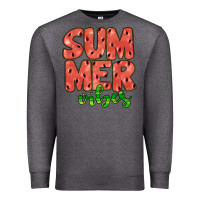 Charcoal Heather summer vibes Premium Sweatshirt - JahusDesignShop
