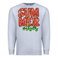 Heather Grey summer vibes Premium Sweatshirt - JahusDesignShop