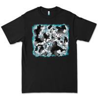Black cowhide glitter leather background Premium Tee - RanaPortraitStore
