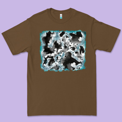 Cowhide Glitter Leather Background Premium Tee Designed By Ranaportraitstore