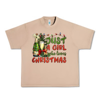 Burro just a girl who loves christmas Urban Heavy Tee - BundleAndBundleShop