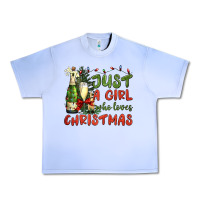 Grape Ice just a girl who loves christmas Urban Heavy Tee - BundleAndBundleShop