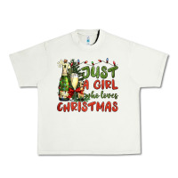 Pistachio just a girl who loves christmas Urban Heavy Tee - BundleAndBundleShop