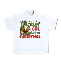 Just A Girl Who Loves Christmas Urban Heavy Tee | Teevron