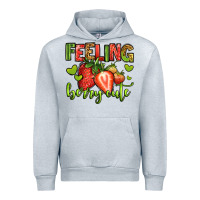 Heather Grey feeling berry cute strawberry Urban Hoodie - Jasminsmagicworld