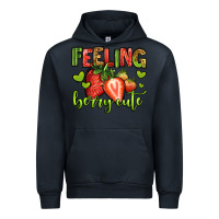 Navy feeling berry cute strawberry Urban Hoodie - Jasminsmagicworld