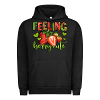 Pigment Black feeling berry cute strawberry Urban Hoodie - Jasminsmagicworld