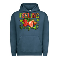 Pigment Midnight Navy feeling berry cute strawberry Urban Hoodie - Jasminsmagicworld
