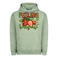 Pigment Oil Green feeling berry cute strawberry Urban Hoodie - Jasminsmagicworld
