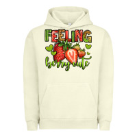 Pigment Pistachio feeling berry cute strawberry Urban Hoodie - Jasminsmagicworld