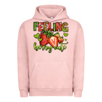 Pigment Salmon feeling berry cute strawberry Urban Hoodie - Jasminsmagicworld