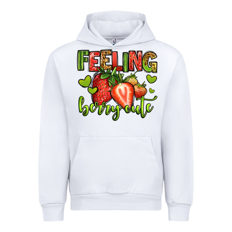 Feeling Berry Cute Strawberry Urban Hoodie by Jasminsmagicworld | Teevron
