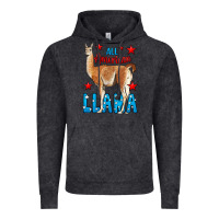 Vintage Black All American Lama Vintage Hoodie - LillyAllenDesigns