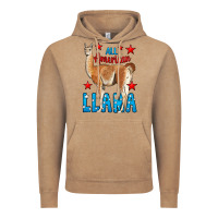 Vintage Coffee All American Lama Vintage Hoodie - LillyAllenDesigns