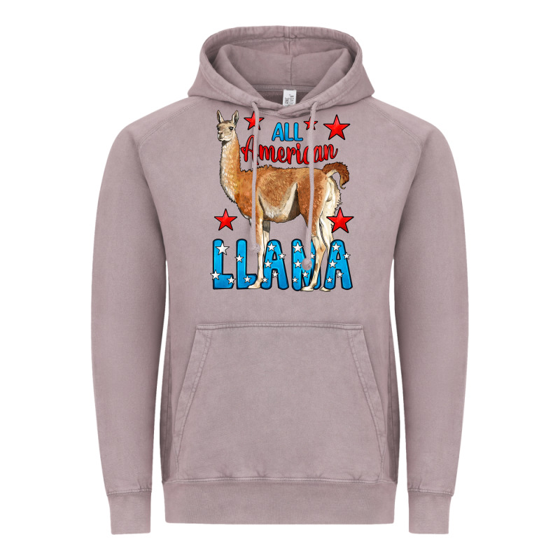 All American Lama Vintage Hoodie by LillyAllenDesigns | Teevron