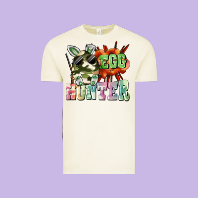 Egg Hunter Vintage Tee Designed By Fadigitalartstudio