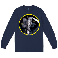 Navy Space Travel Long Sleeve Tee - Bettercallsaul